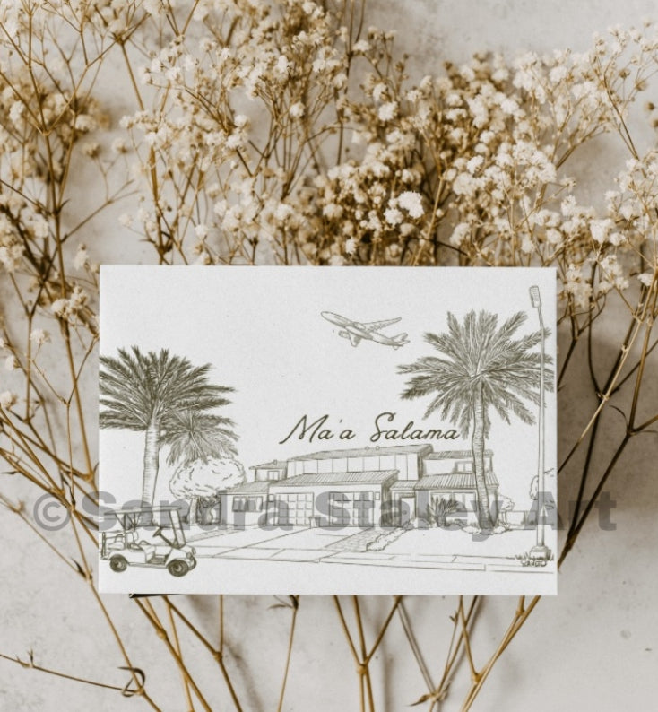 Ma'a Salama Farewell Greeting Card