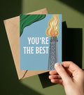 You're the Best Greeting Card, Industrial Theme