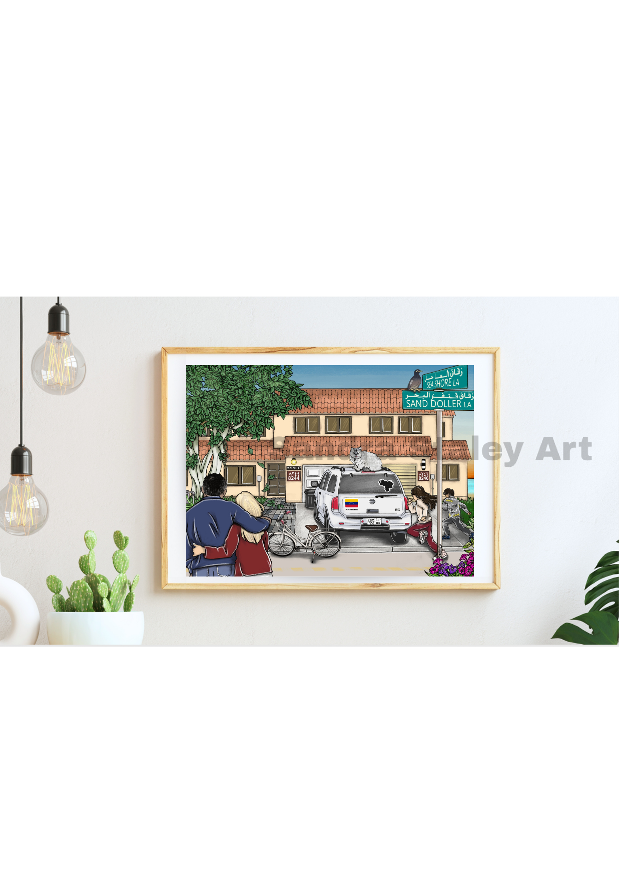 Custom Drawn House Portrait
